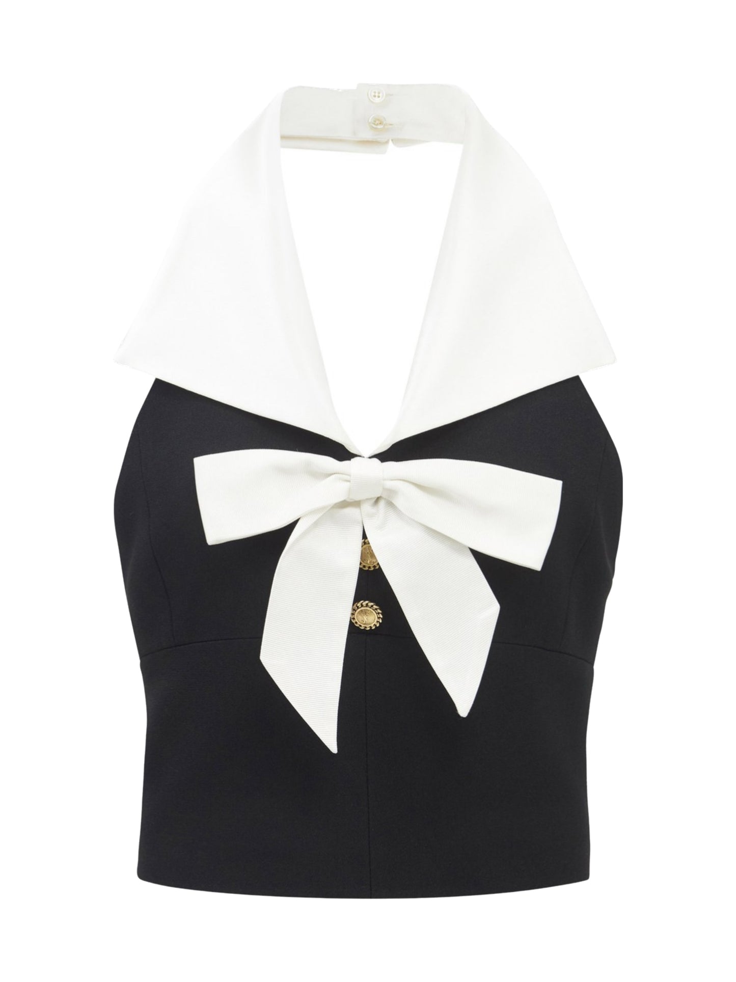 Halter neck sailor top